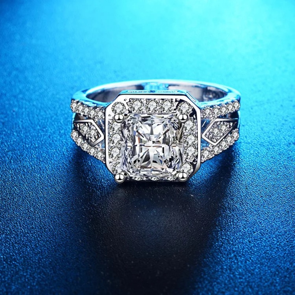 Luxury Crystal Engagement Rings